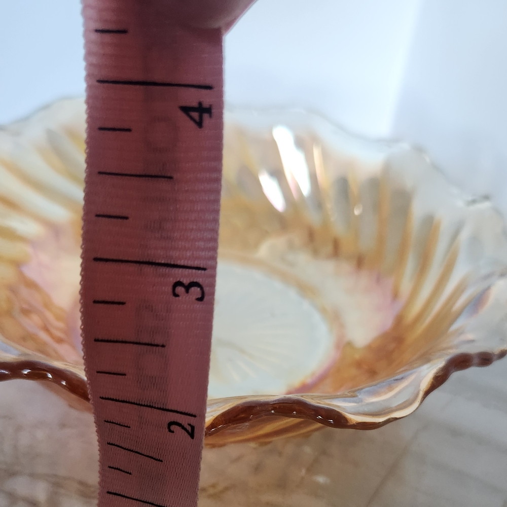 Anchor Hocking Amber Glass Decorative Bowl - Picture 6 of 7